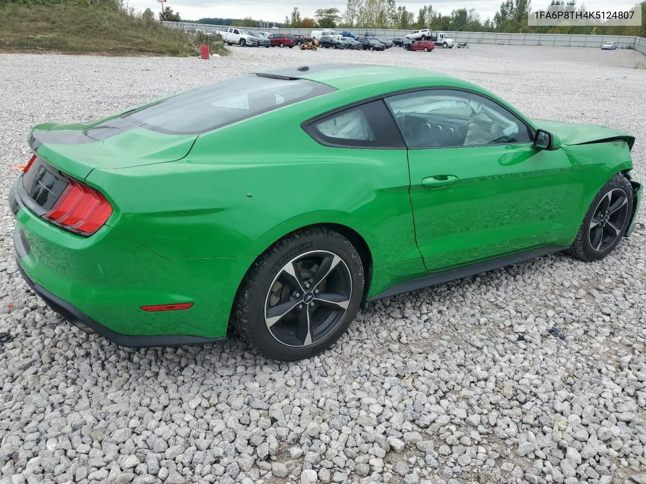 2019 Ford Mustang VIN: 1FA6P8TH4K5124807 Lot: 72668514