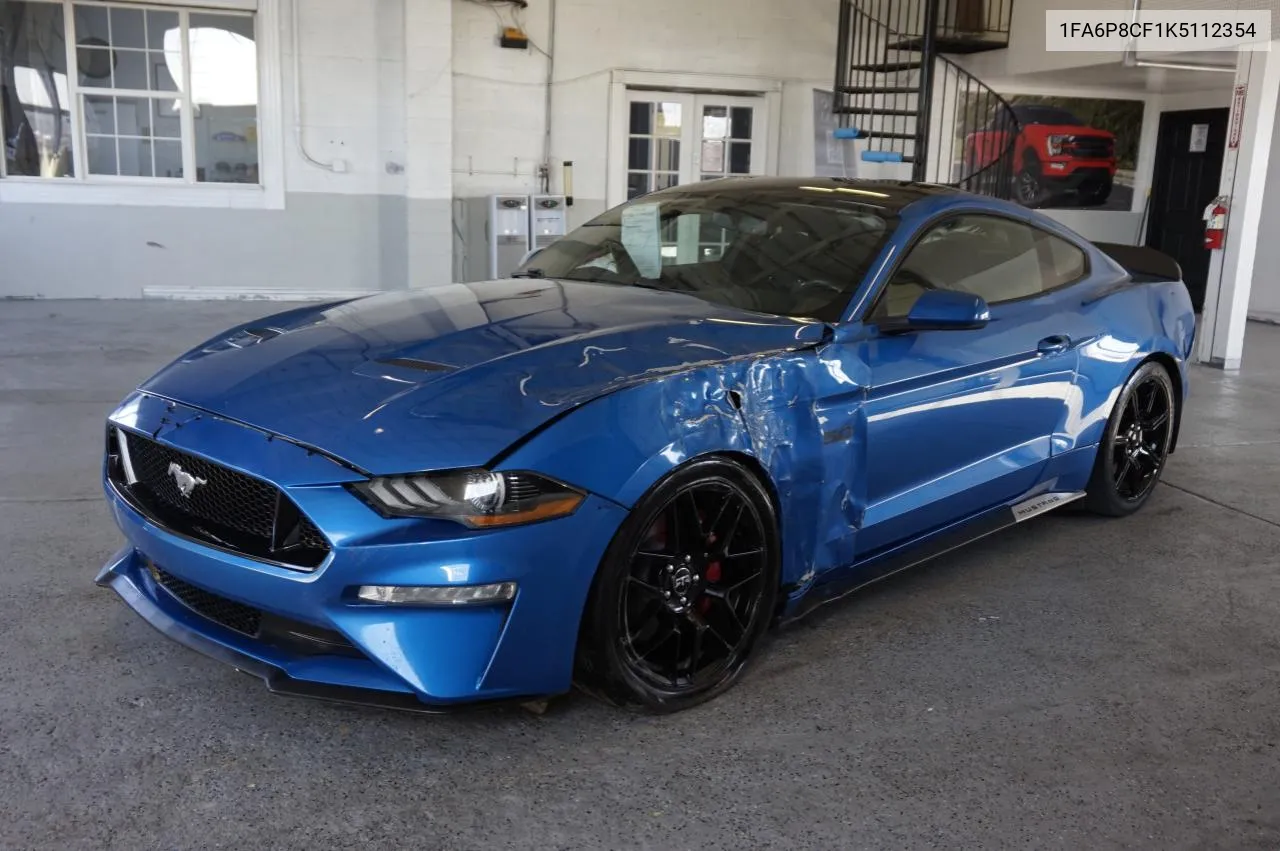 2019 Ford Mustang Gt VIN: 1FA6P8CF1K5112354 Lot: 72819404