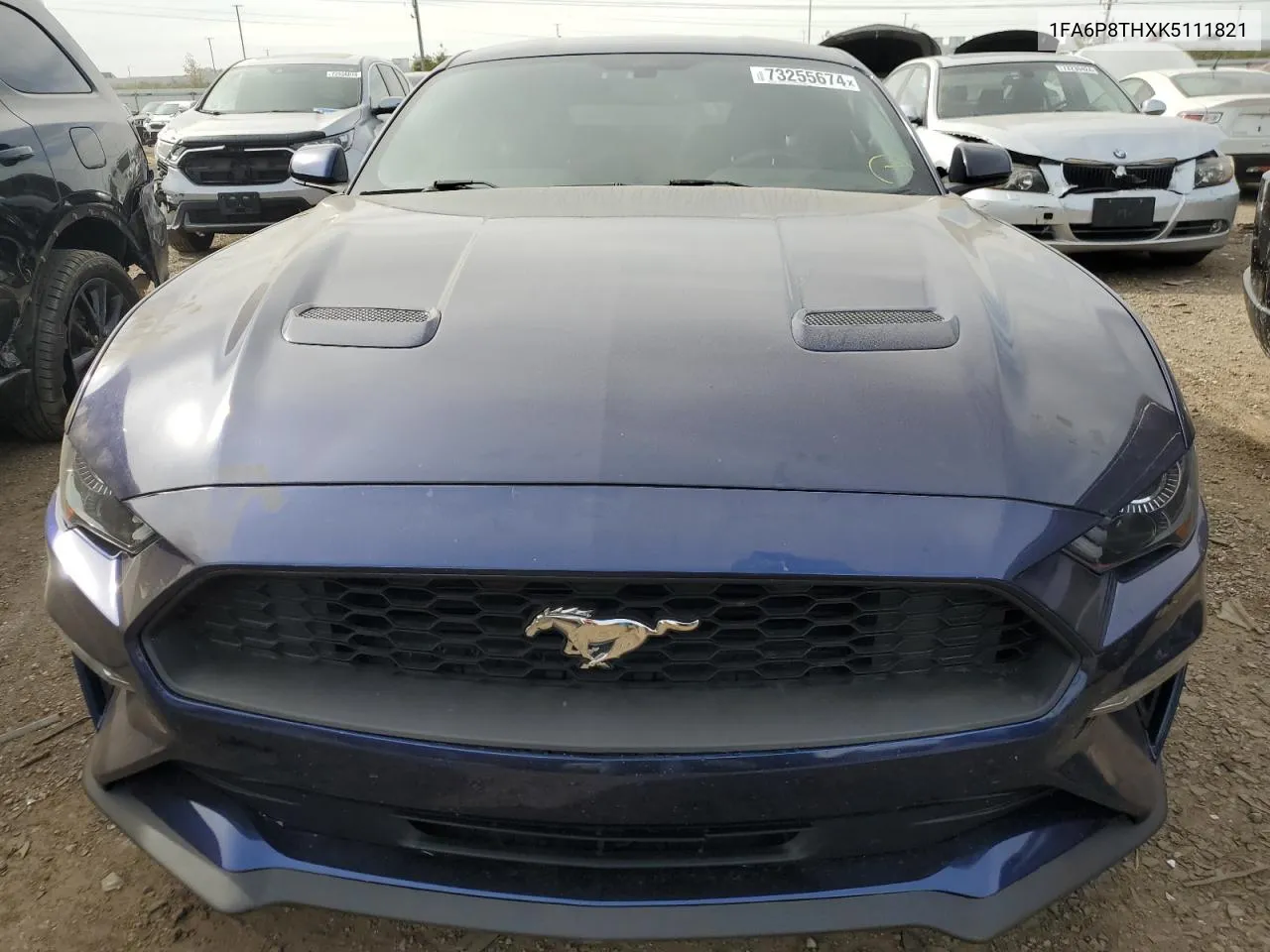 2019 Ford Mustang VIN: 1FA6P8THXK5111821 Lot: 73255674