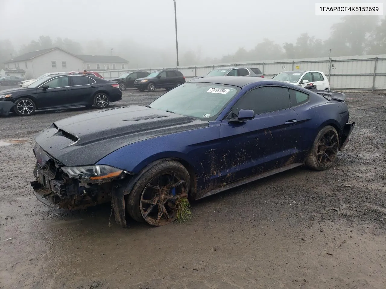 2019 Ford Mustang Gt VIN: 1FA6P8CF4K5152699 Lot: 73498554