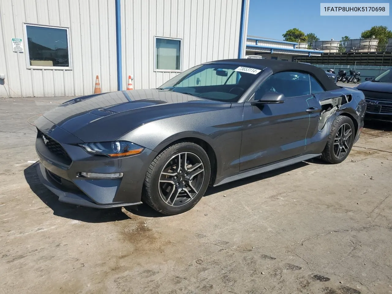 2019 Ford Mustang VIN: 1FATP8UH0K5170698 Lot: 73653114