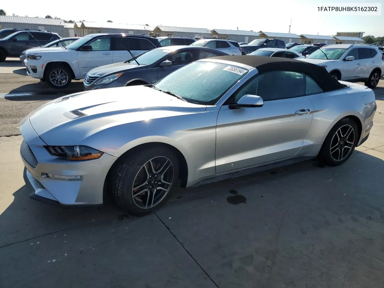 2019 Ford Mustang VIN: 1FATP8UH8K5162302 Lot: 73856194