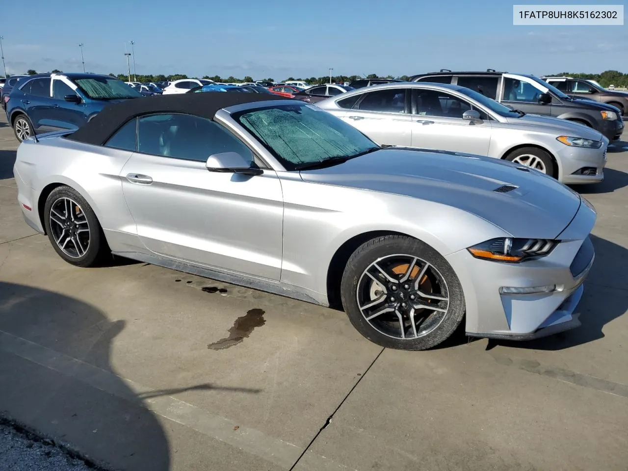 2019 Ford Mustang VIN: 1FATP8UH8K5162302 Lot: 73856194