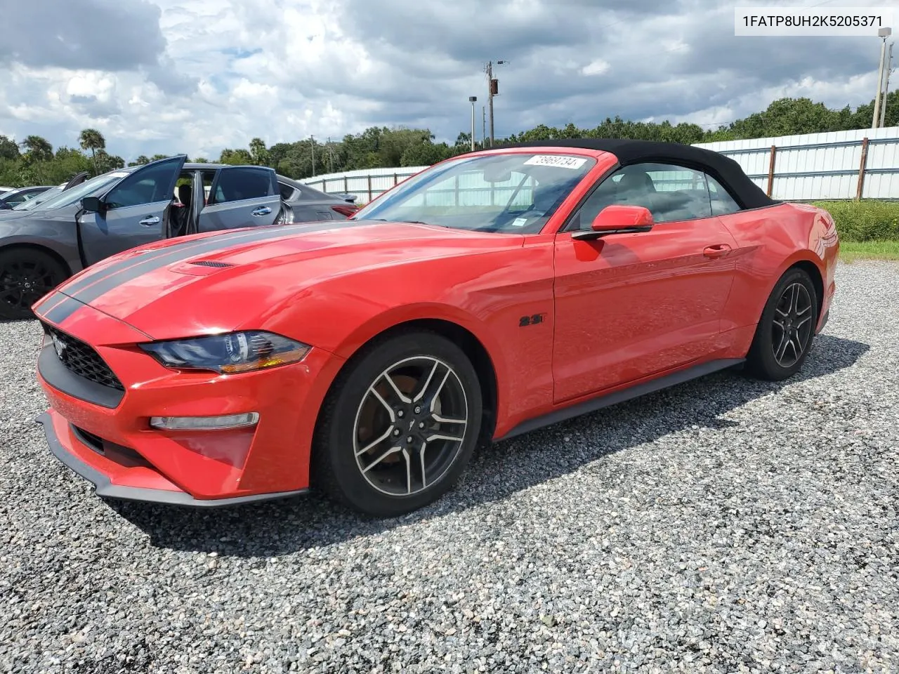 2019 Ford Mustang VIN: 1FATP8UH2K5205371 Lot: 73969734