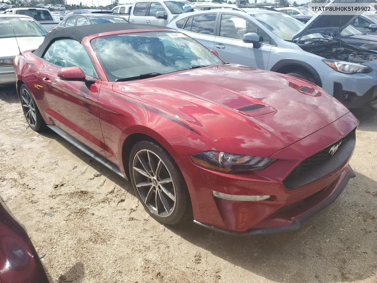 2019 Ford Mustang VIN: 1FATP8UH0K5149902 Lot: 74044774