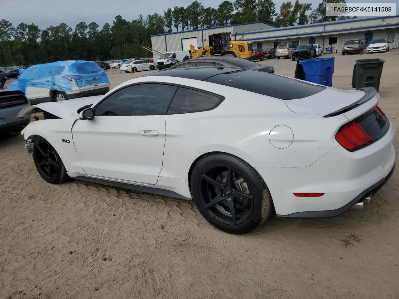 2019 Ford Mustang Gt VIN: 1FA6P8CF4K5141508 Lot: 74254644