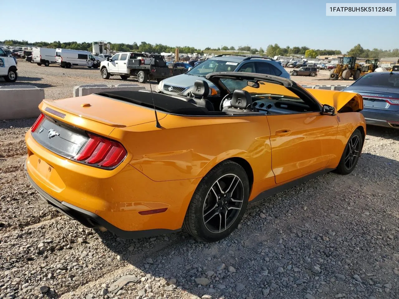 2019 Ford Mustang VIN: 1FATP8UH5K5112845 Lot: 74507404