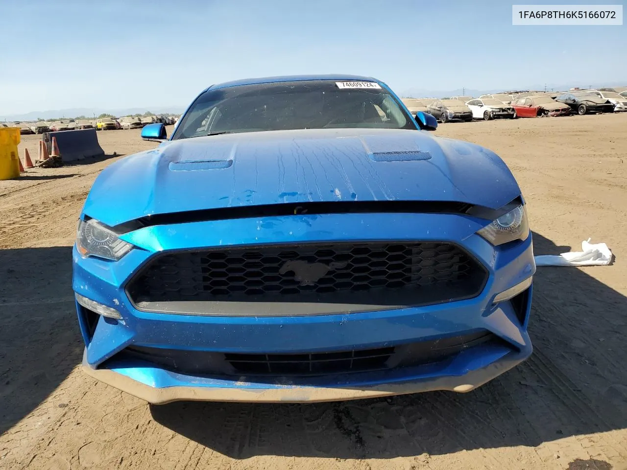 2019 Ford Mustang VIN: 1FA6P8TH6K5166072 Lot: 74609124