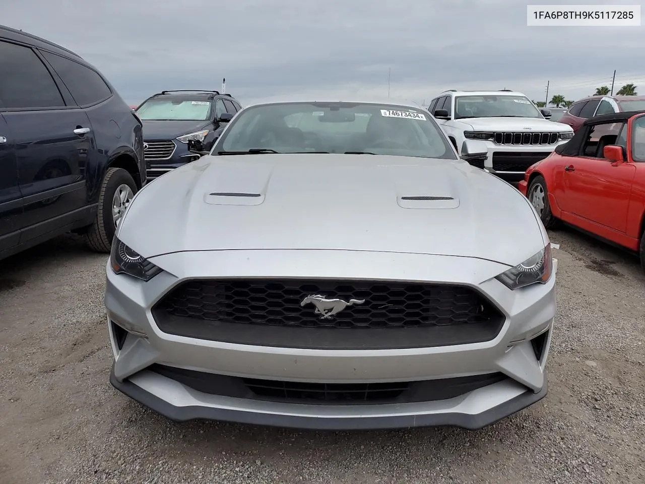 2019 Ford Mustang VIN: 1FA6P8TH9K5117285 Lot: 74673434