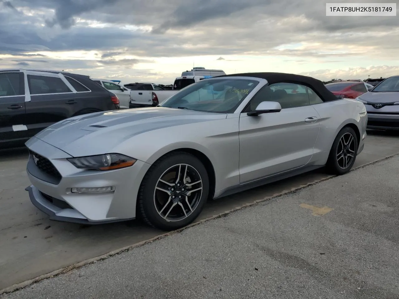 2019 Ford Mustang VIN: 1FATP8UH2K5181749 Lot: 74756334