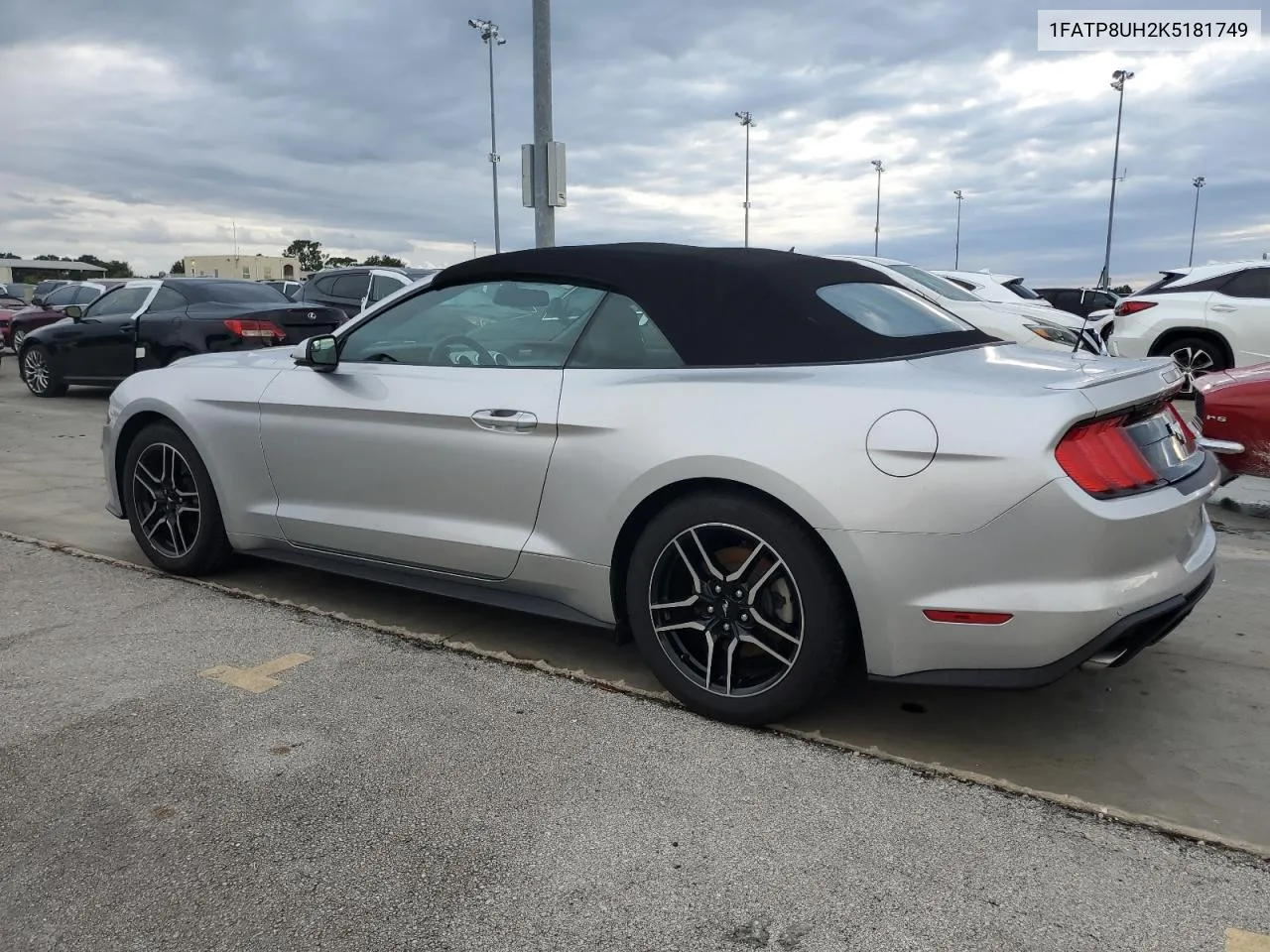 2019 Ford Mustang VIN: 1FATP8UH2K5181749 Lot: 74756334