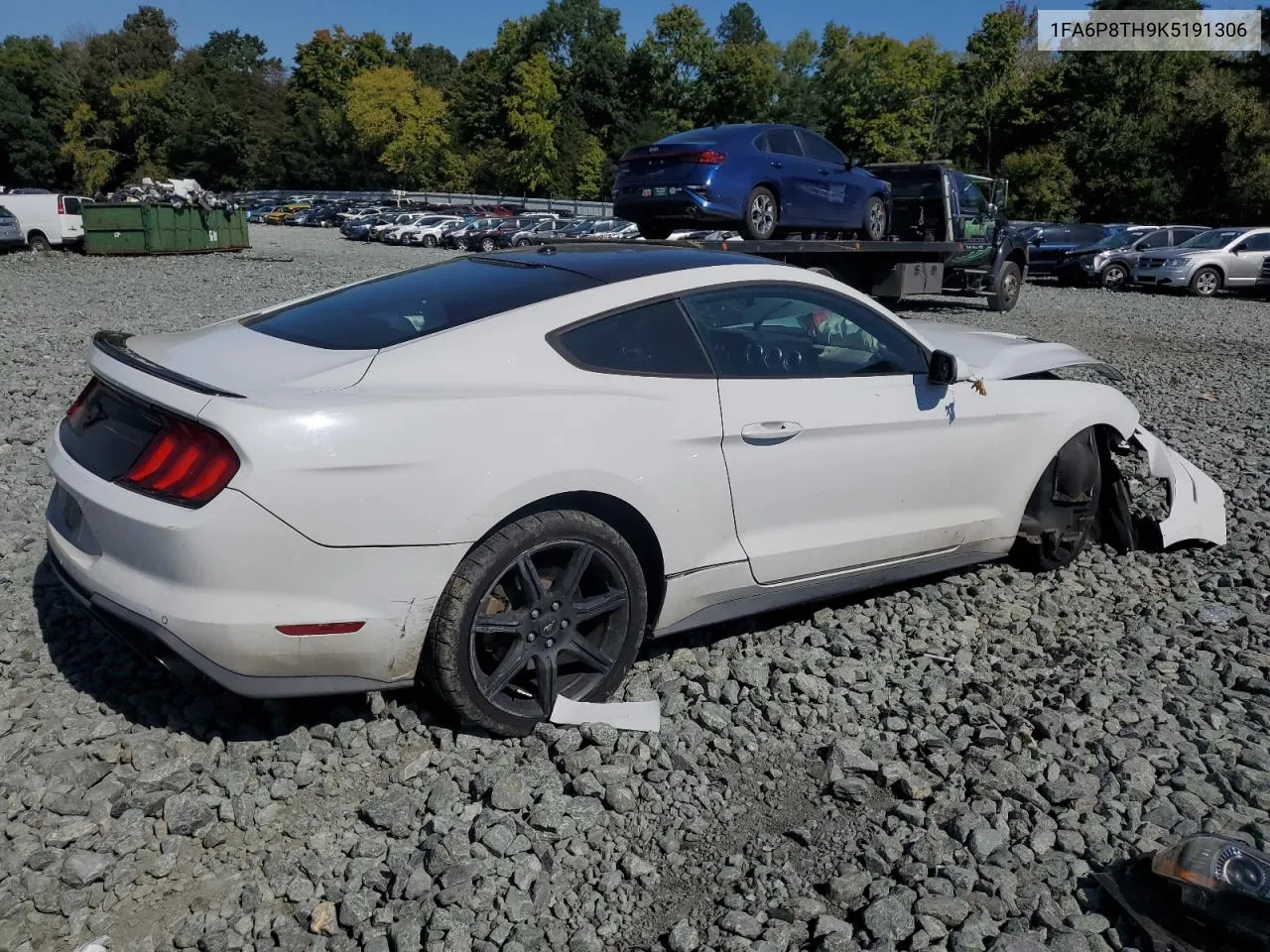 2019 Ford Mustang VIN: 1FA6P8TH9K5191306 Lot: 74879564