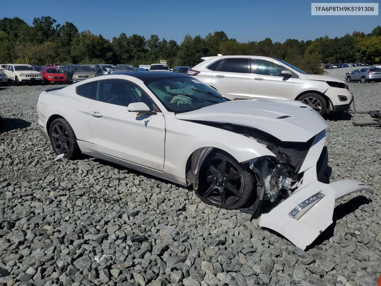 2019 Ford Mustang VIN: 1FA6P8TH9K5191306 Lot: 74879564