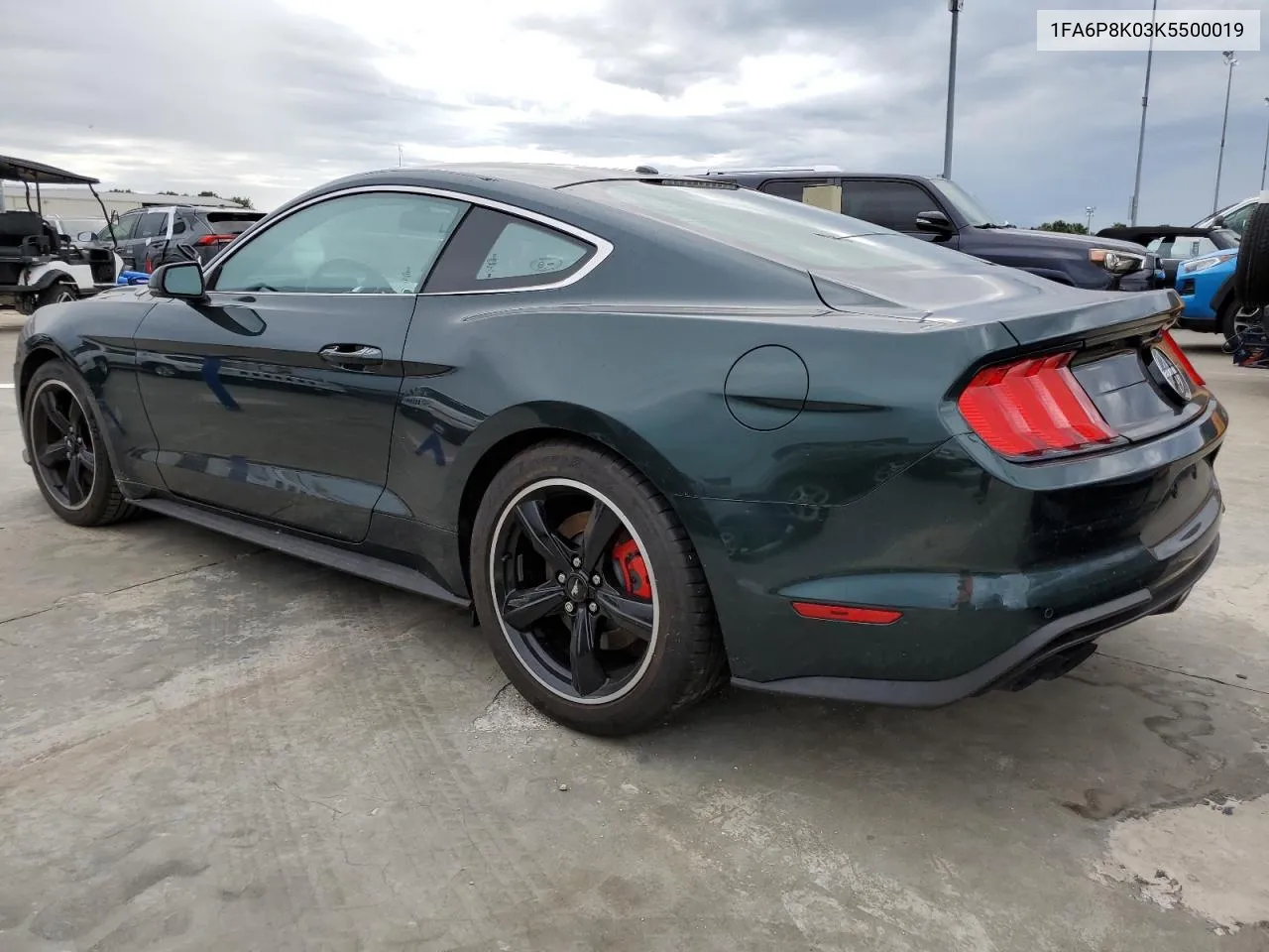 2019 Ford Mustang Bullitt VIN: 1FA6P8K03K5500019 Lot: 74905594