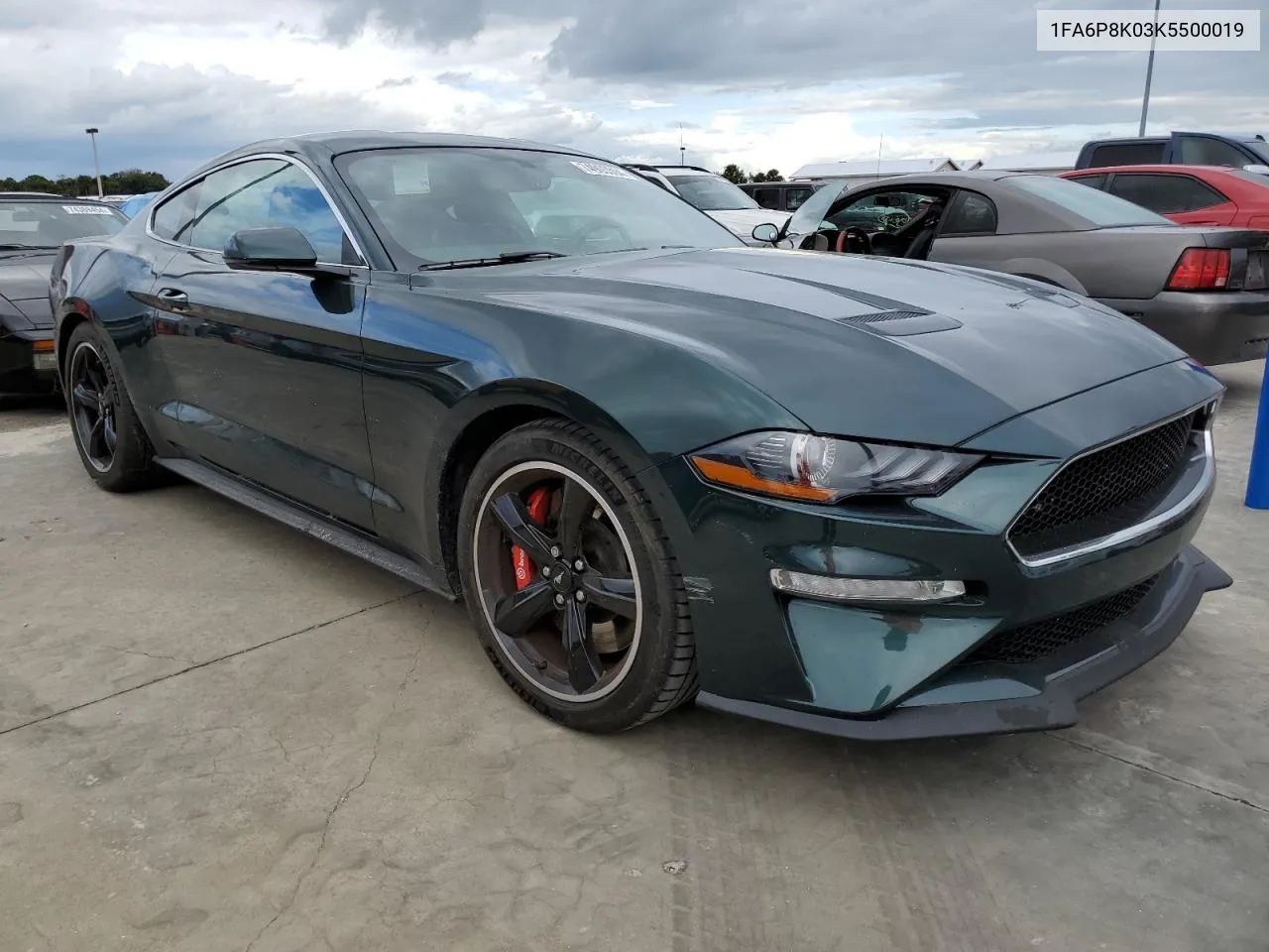 2019 Ford Mustang Bullitt VIN: 1FA6P8K03K5500019 Lot: 74905594