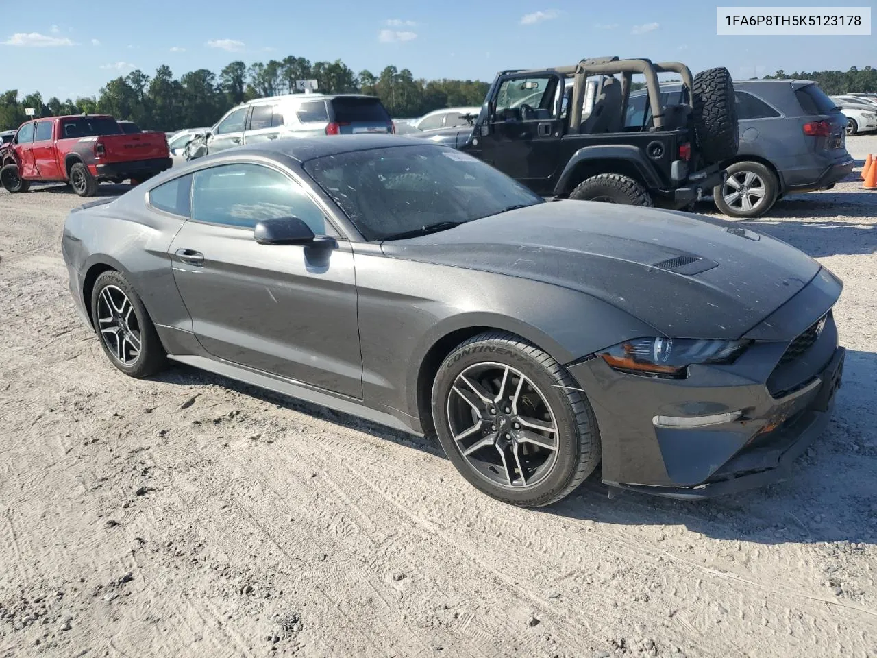 2019 Ford Mustang VIN: 1FA6P8TH5K5123178 Lot: 75013644