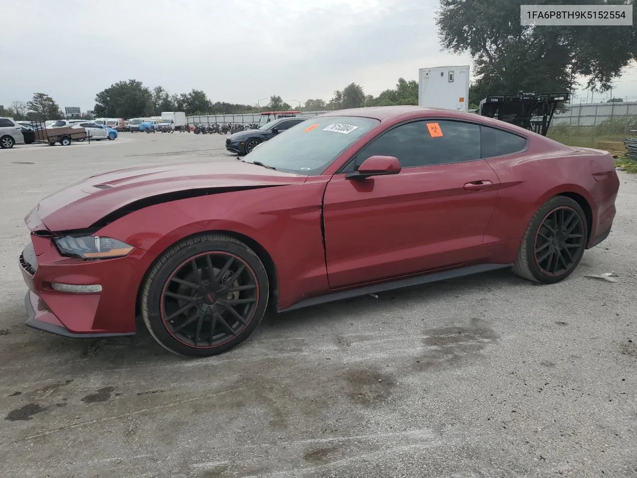 2019 Ford Mustang VIN: 1FA6P8TH9K5152554 Lot: 76153084