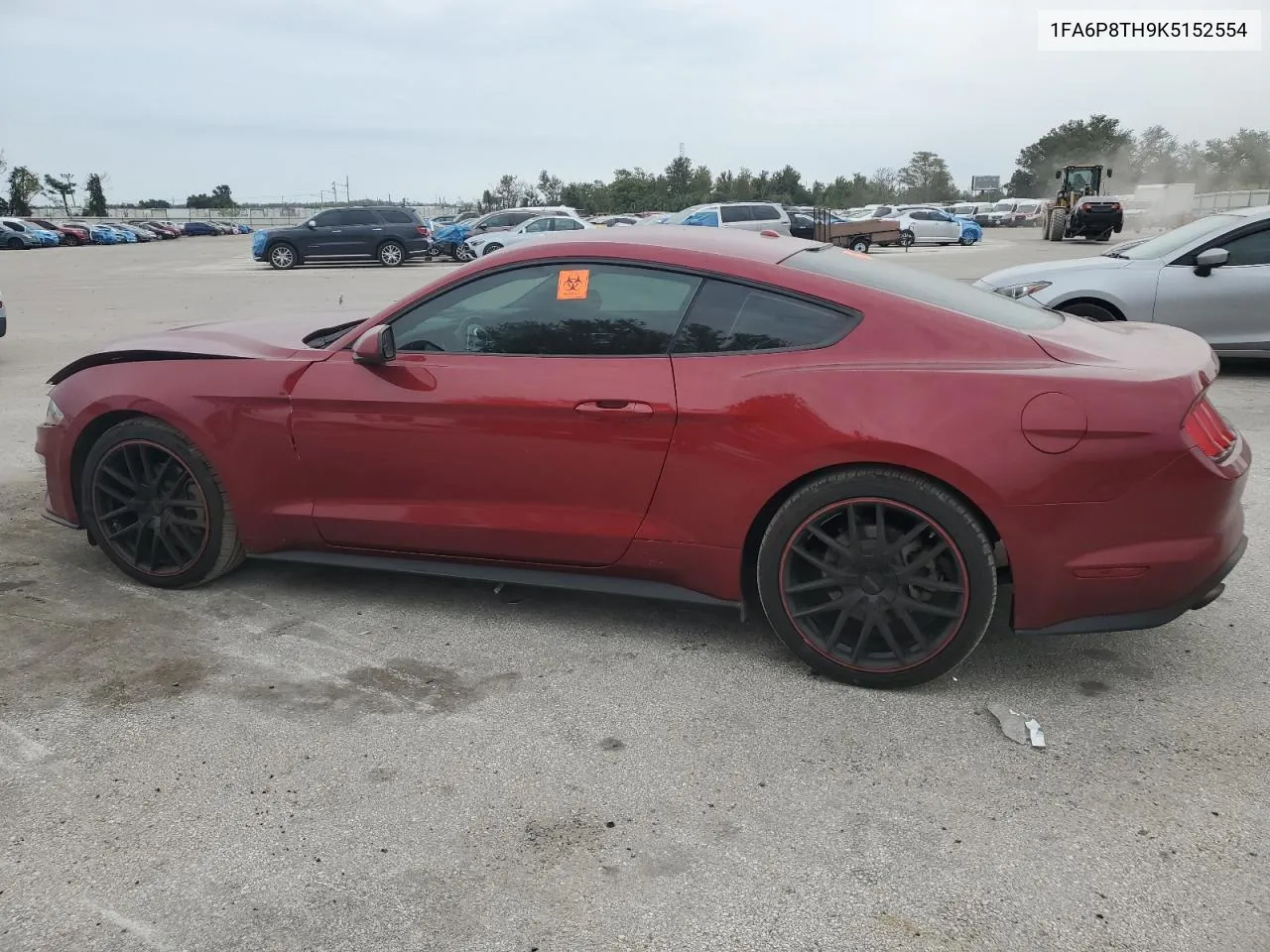 2019 Ford Mustang VIN: 1FA6P8TH9K5152554 Lot: 76153084