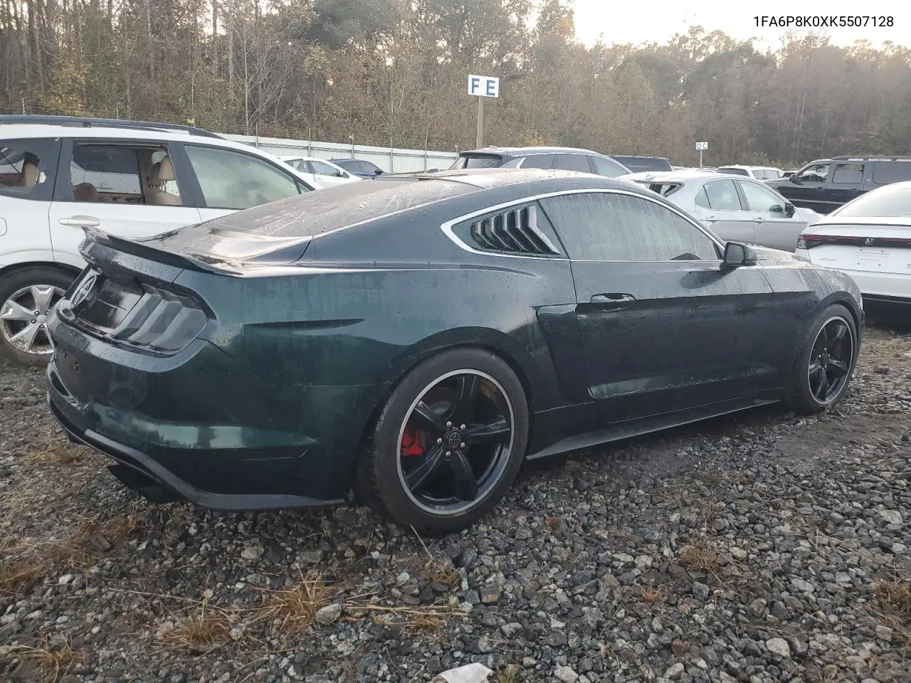 2019 Ford Mustang Bullitt VIN: 1FA6P8K0XK5507128 Lot: 76202384