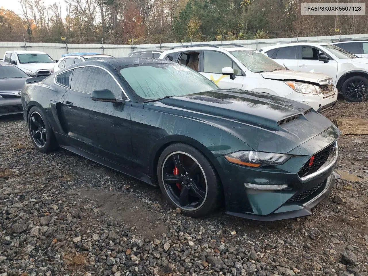 2019 Ford Mustang Bullitt VIN: 1FA6P8K0XK5507128 Lot: 76202384