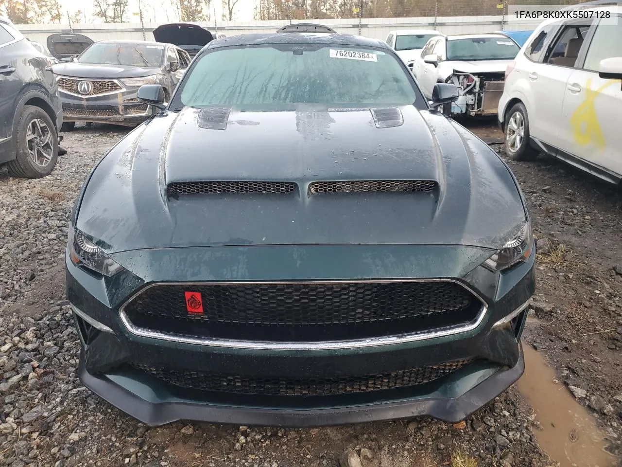 2019 Ford Mustang Bullitt VIN: 1FA6P8K0XK5507128 Lot: 76202384