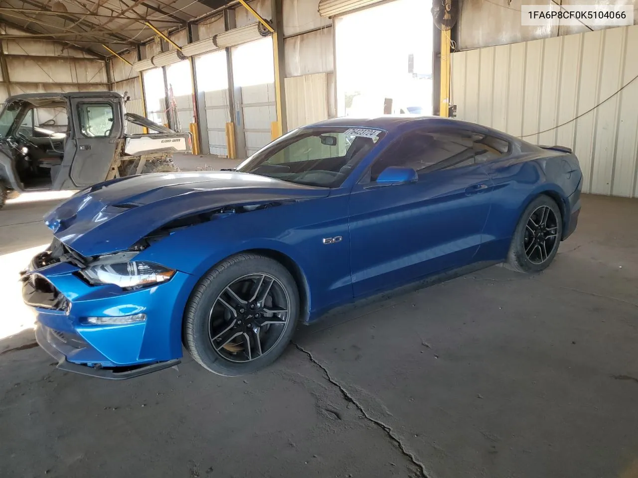 2019 Ford Mustang Gt VIN: 1FA6P8CF0K5104066 Lot: 76423724