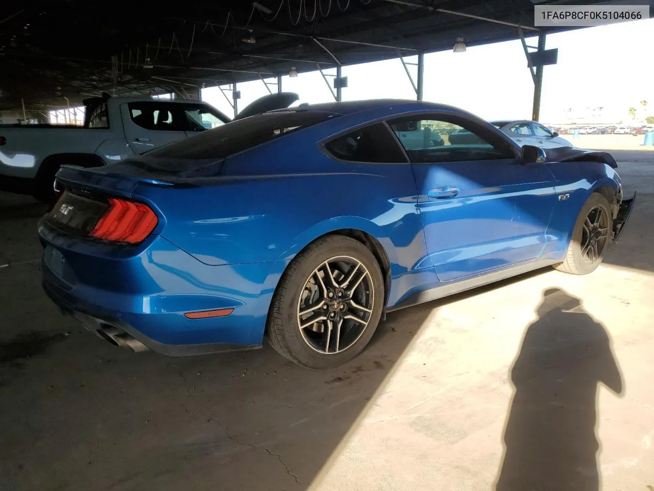 2019 Ford Mustang Gt VIN: 1FA6P8CF0K5104066 Lot: 76423724