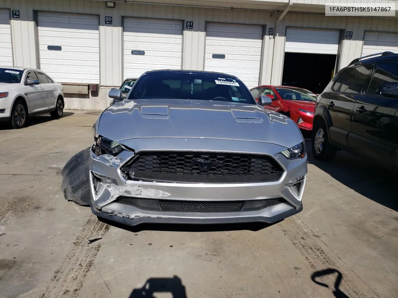 2019 Ford Mustang VIN: 1FA6P8TH5K5147867 Lot: 76482054