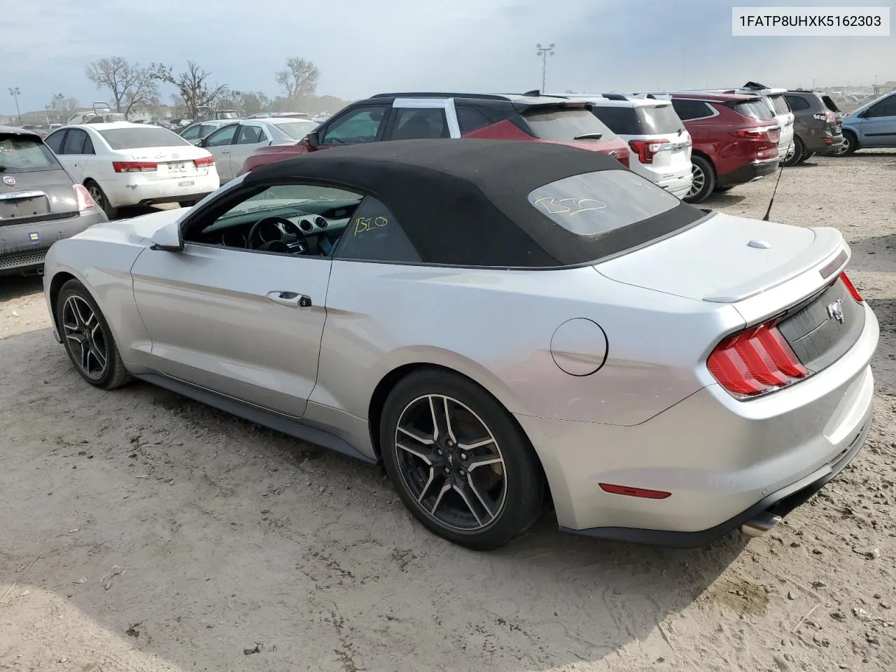 2019 Ford Mustang VIN: 1FATP8UHXK5162303 Lot: 76483594