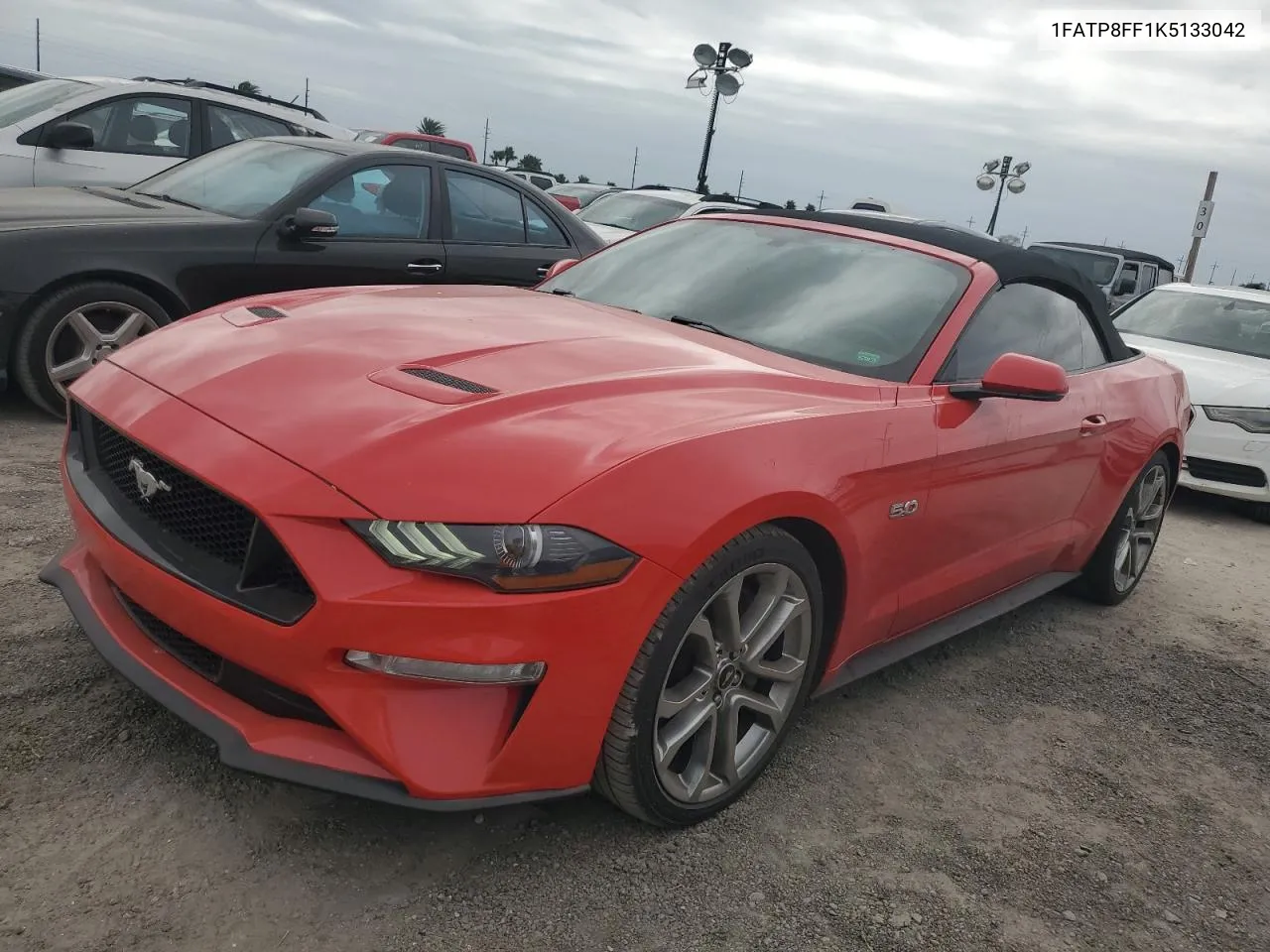 2019 Ford Mustang Gt VIN: 1FATP8FF1K5133042 Lot: 76633664