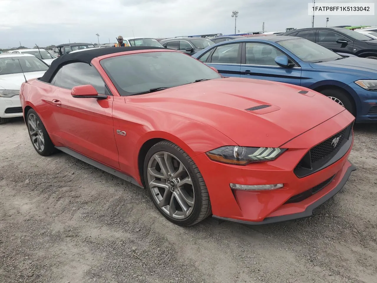 2019 Ford Mustang Gt VIN: 1FATP8FF1K5133042 Lot: 76633664