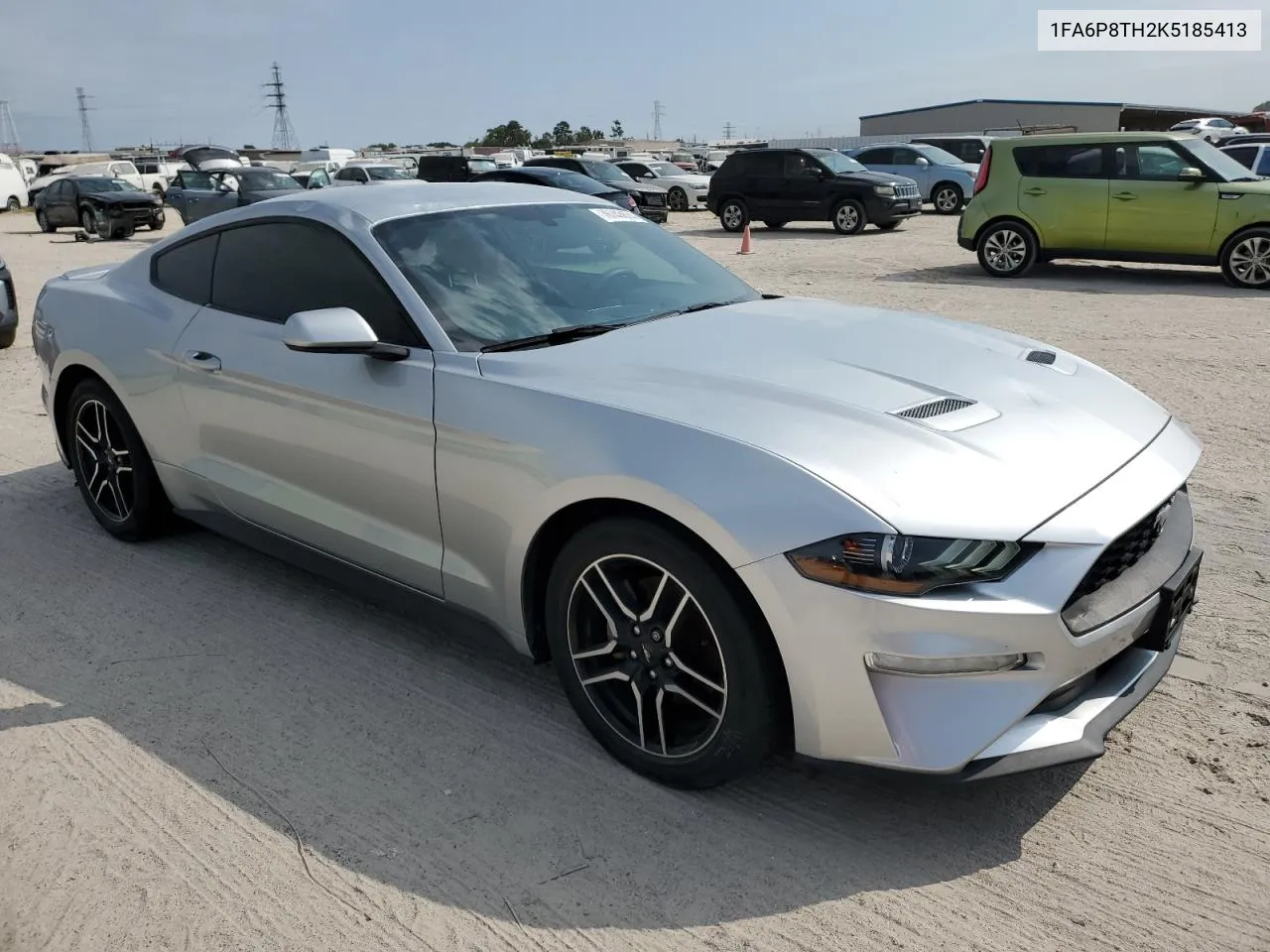 2019 Ford Mustang VIN: 1FA6P8TH2K5185413 Lot: 76743674