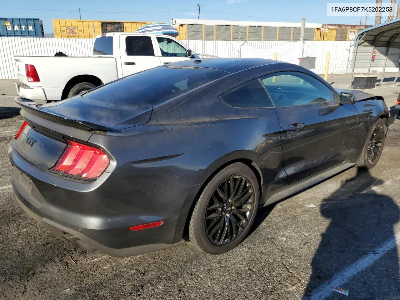 2019 Ford Mustang Gt VIN: 1FA6P8CF7K5202253 Lot: 76795814