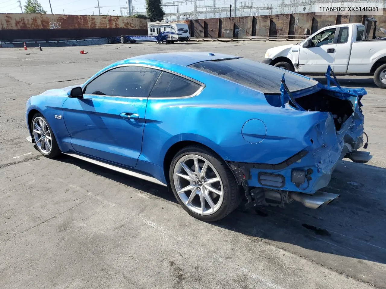 2019 Ford Mustang Gt VIN: 1FA6P8CFXK5148351 Lot: 76837544