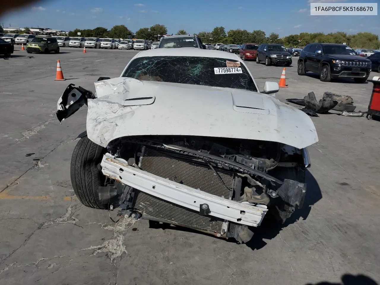 2019 Ford Mustang Gt VIN: 1FA6P8CF5K5168670 Lot: 77598774