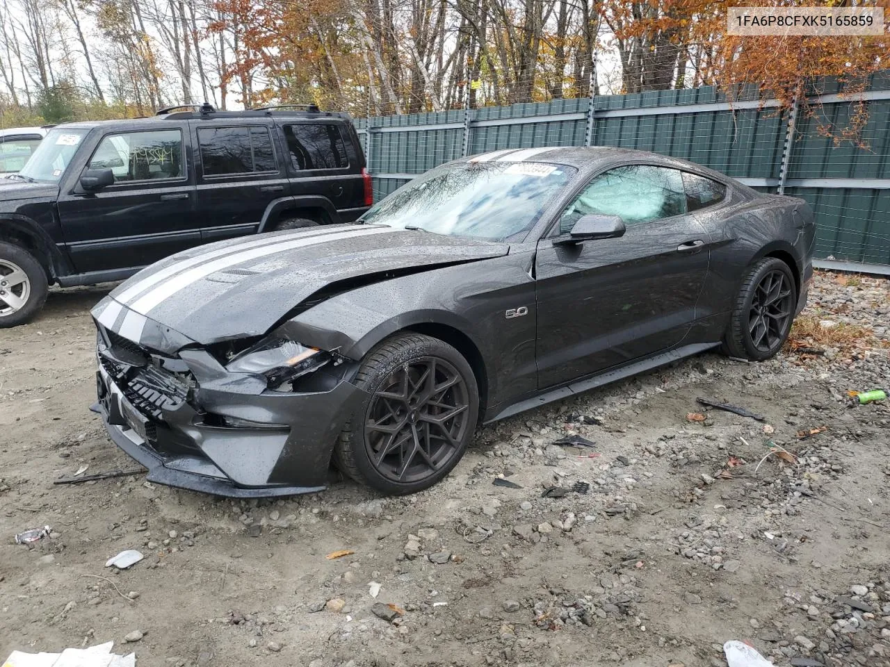 2019 Ford Mustang Gt VIN: 1FA6P8CFXK5165859 Lot: 77605944