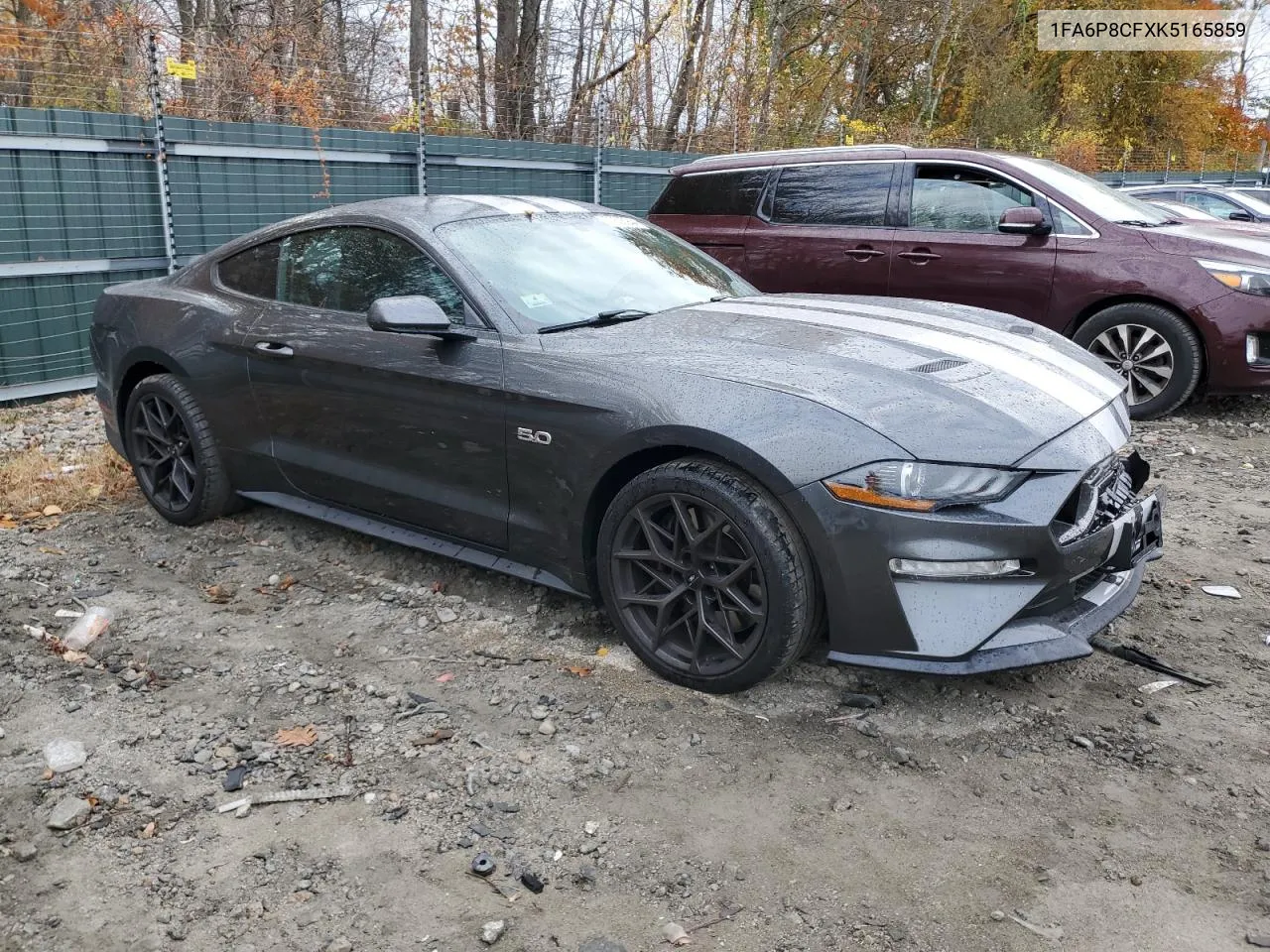 2019 Ford Mustang Gt VIN: 1FA6P8CFXK5165859 Lot: 77605944