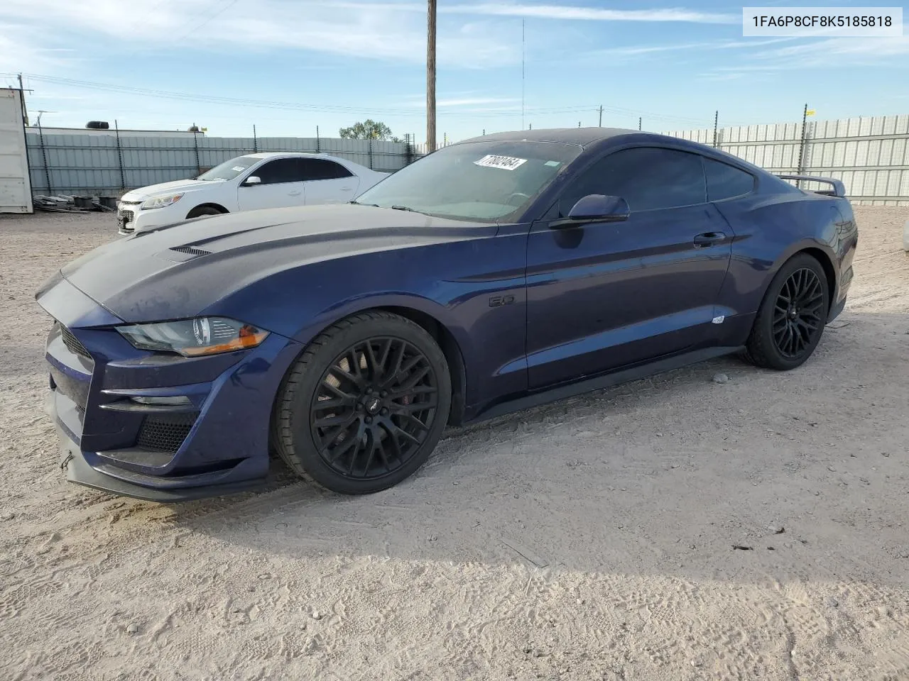 2019 Ford Mustang Gt VIN: 1FA6P8CF8K5185818 Lot: 77802464