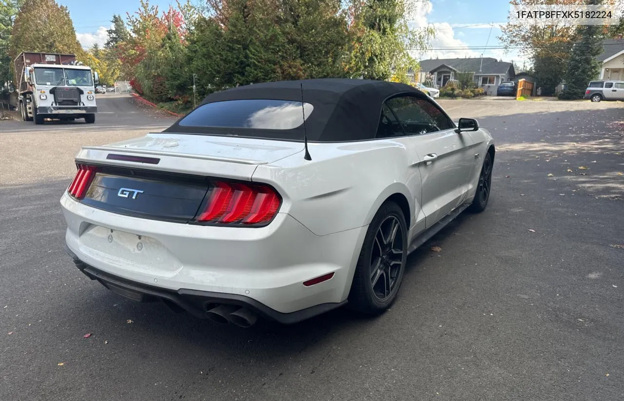 1FATP8FFXK5182224 2019 Ford Mustang Gt