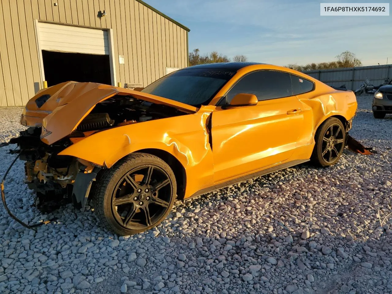 2019 Ford Mustang VIN: 1FA6P8THXK5174692 Lot: 78428494