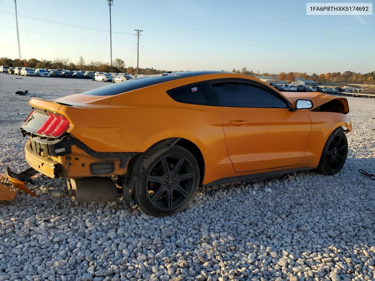 2019 Ford Mustang VIN: 1FA6P8THXK5174692 Lot: 78428494