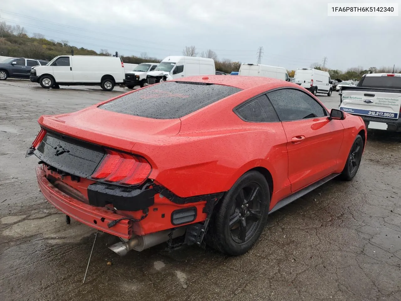 2019 Ford Mustang VIN: 1FA6P8TH6K5142340 Lot: 78677864