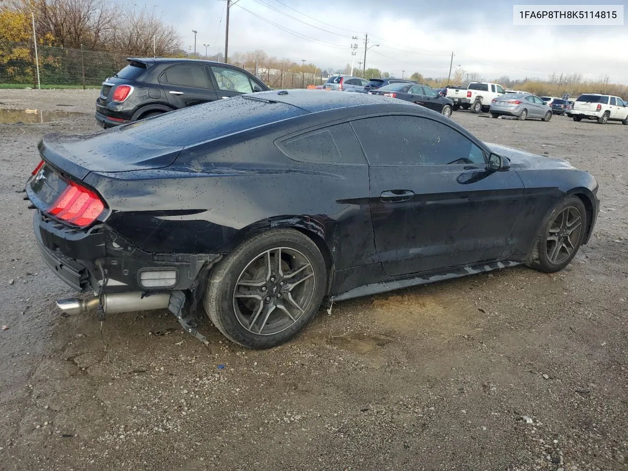 2019 Ford Mustang VIN: 1FA6P8TH8K5114815 Lot: 78860574