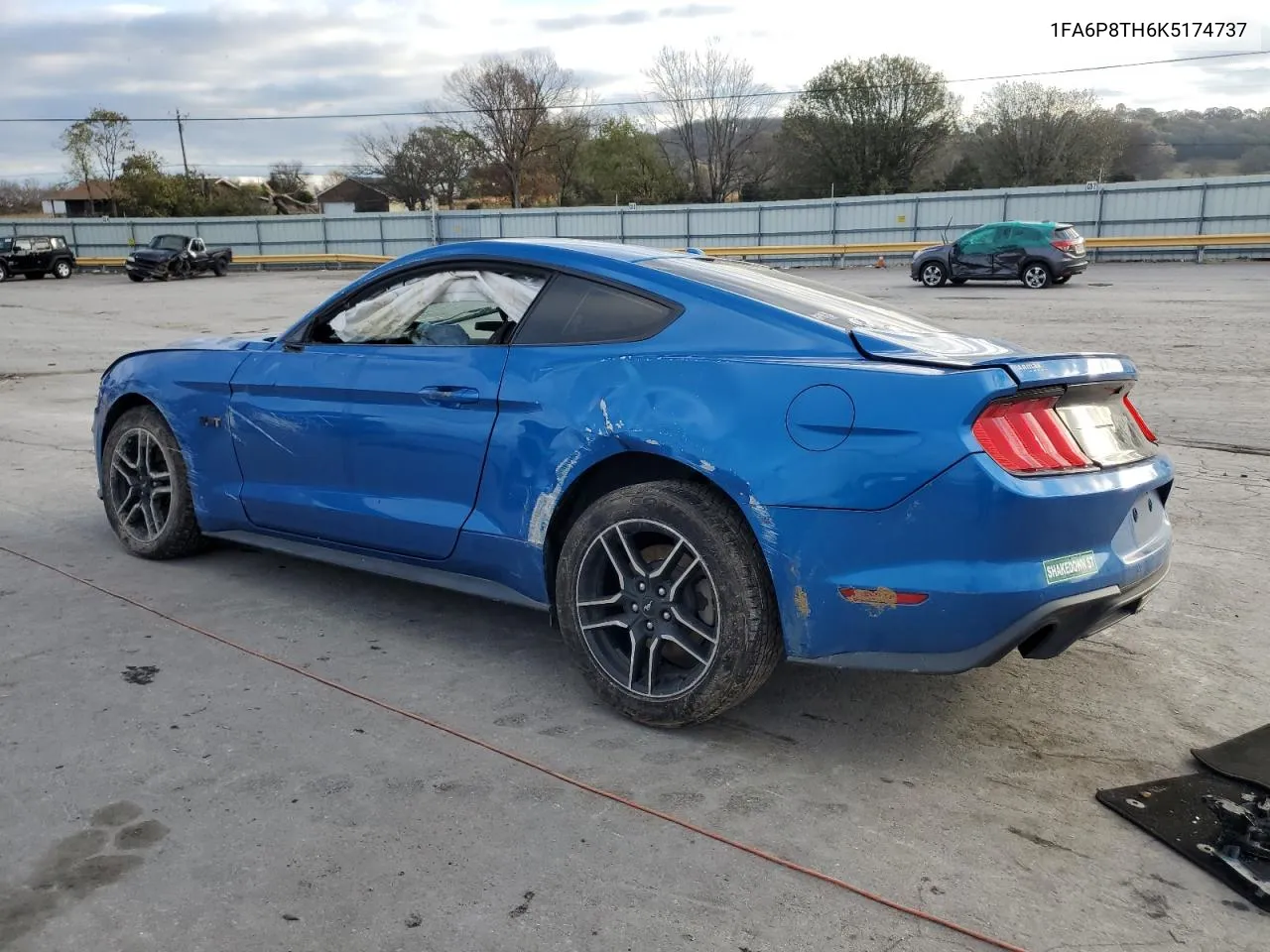 2019 Ford Mustang VIN: 1FA6P8TH6K5174737 Lot: 79271604