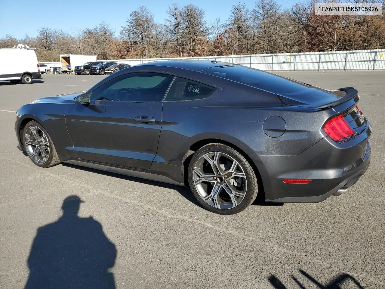 2019 Ford Mustang VIN: 1FA6P8TH5K5105926 Lot: 80240094