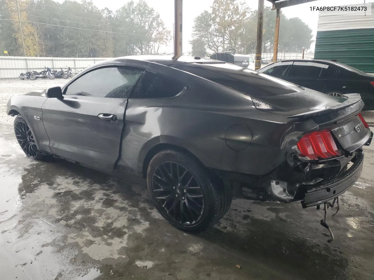 2019 Ford Mustang Gt VIN: 1FA6P8CF7K5182473 Lot: 81652064