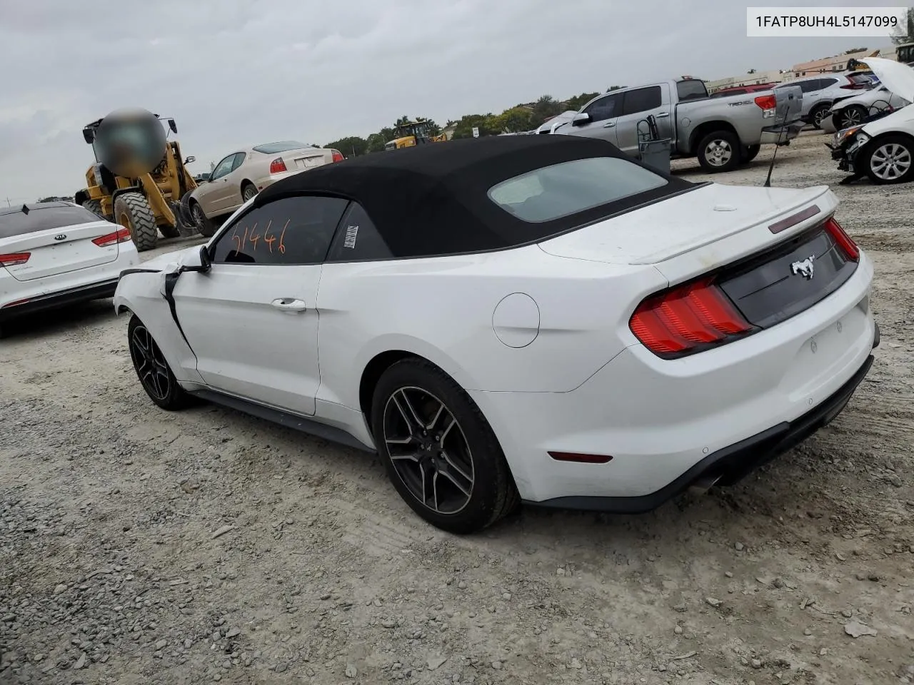 2020 Ford Mustang VIN: 1FATP8UH4L5147099 Lot: 37195254