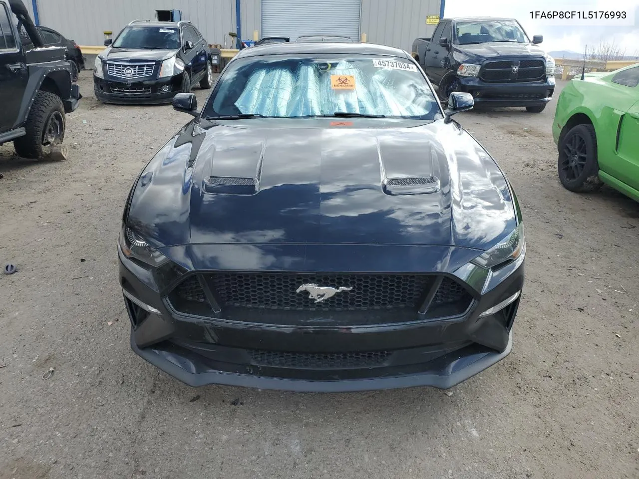 2020 Ford Mustang Gt VIN: 1FA6P8CF1L5176993 Lot: 45737034