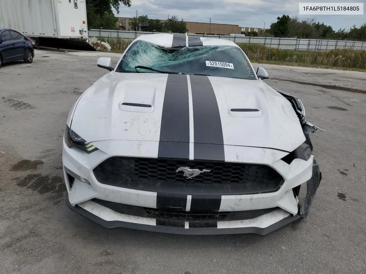 2020 Ford Mustang VIN: 1FA6P8TH1L5184805 Lot: 52015094