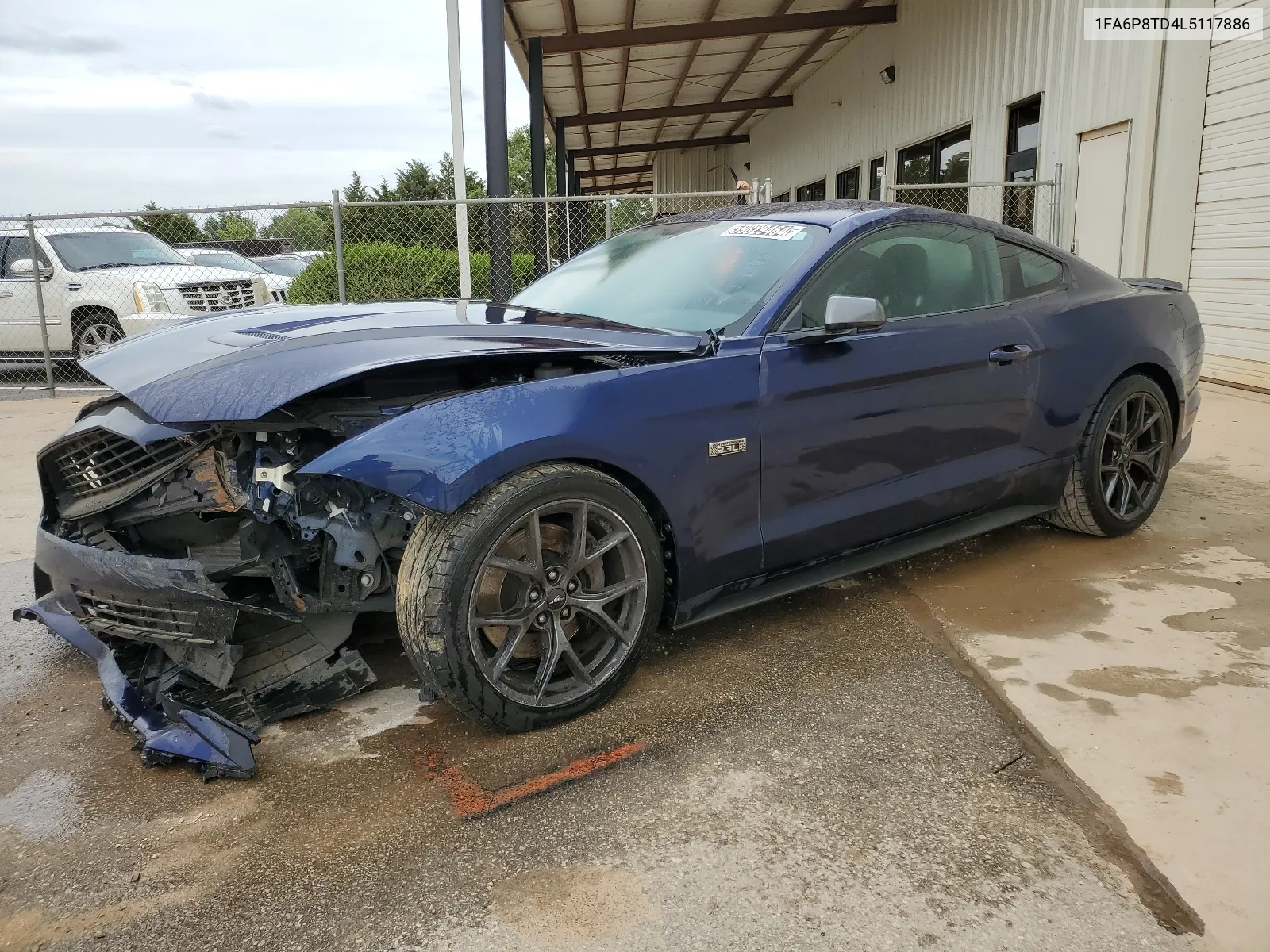 2020 Ford Mustang VIN: 1FA6P8TD4L5117886 Lot: 59829464